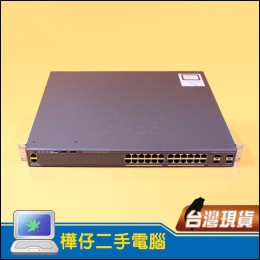 Cisco WS-C2960X-24PS-L 24埠 Giga SFP L2 Switch 4xSFP